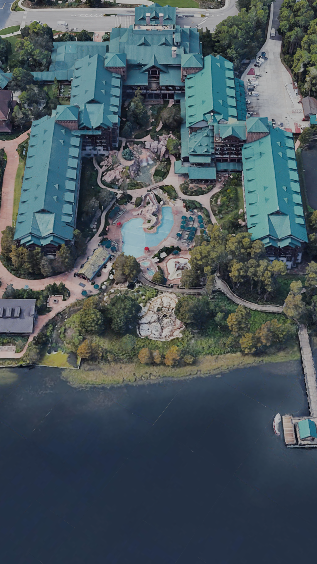 Resort aerial view